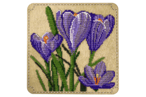 Набір для створення органайзера з вишитою кришкою «Крокуси» FLZB-249